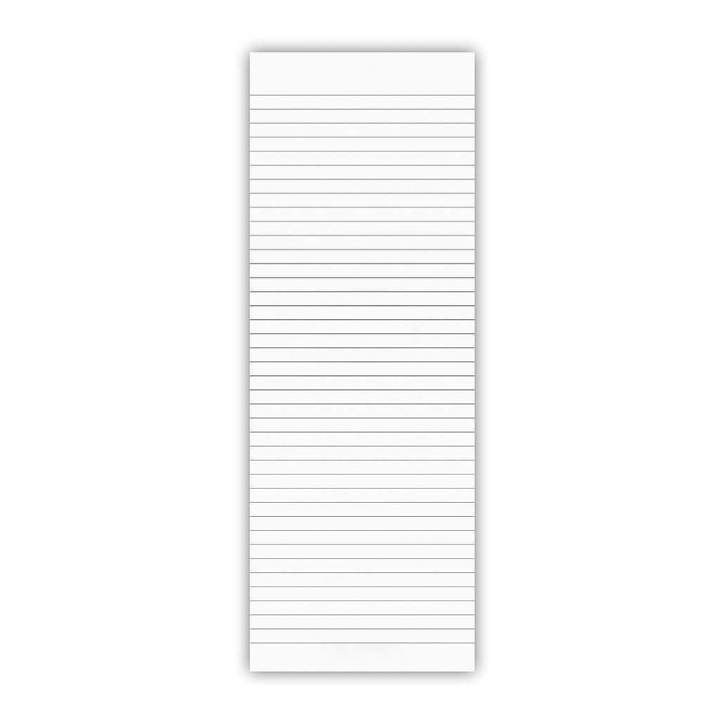Vertical ISO Clipboard Notepads (3.5&quot; x 10.25&quot;)