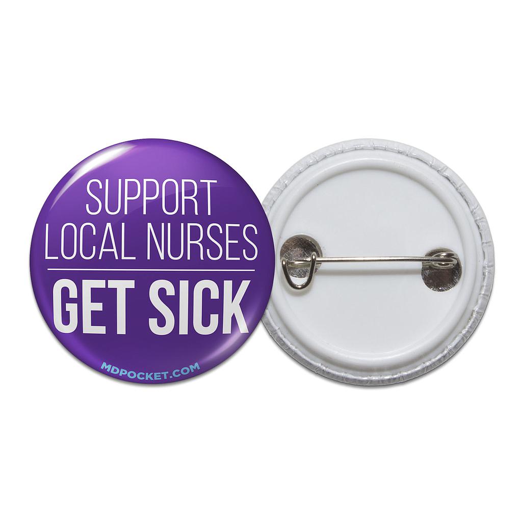 Support Local Nurses Button