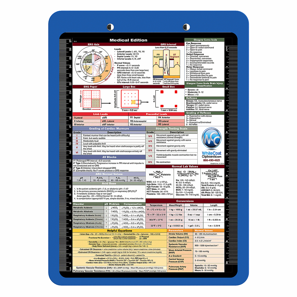 Flat Plastic Medical Clipboard