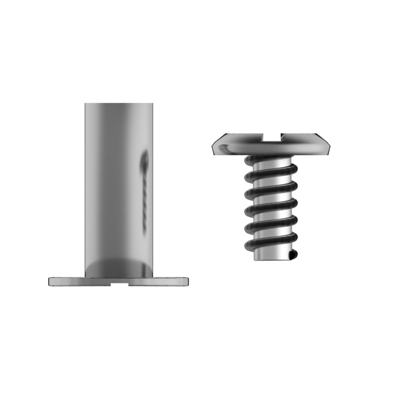 1/4&quot; Small Steel Chicago Screw