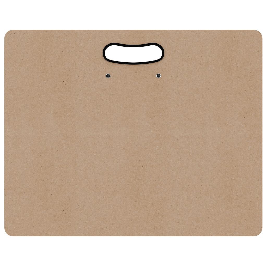 Fiberboard Ledger Sized Handle Board w/Holes