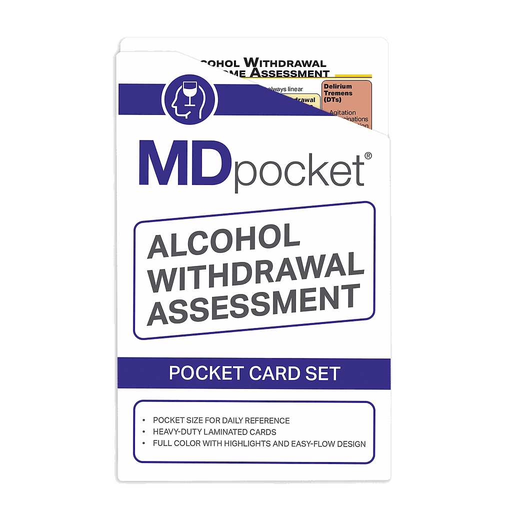 Alcohol Withdrawal Assessment Card