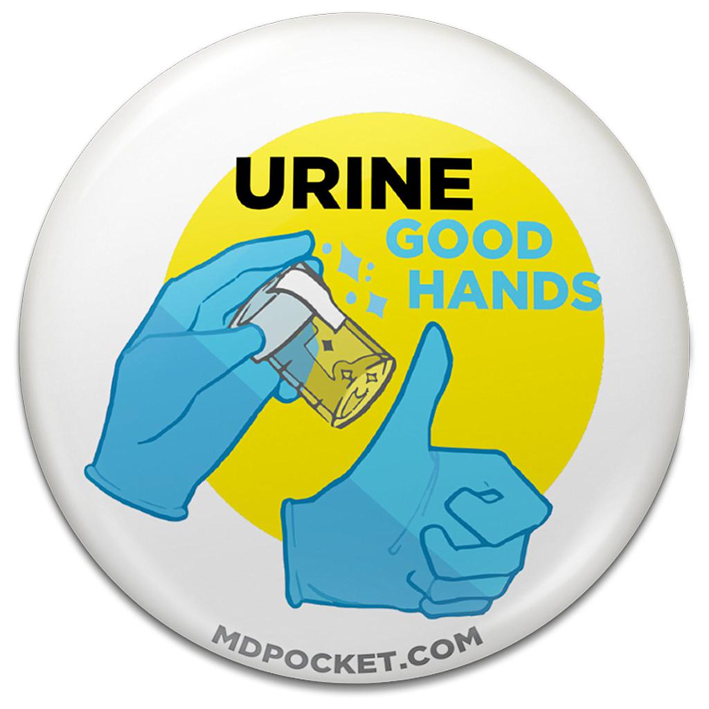 Urine Good Hands Button