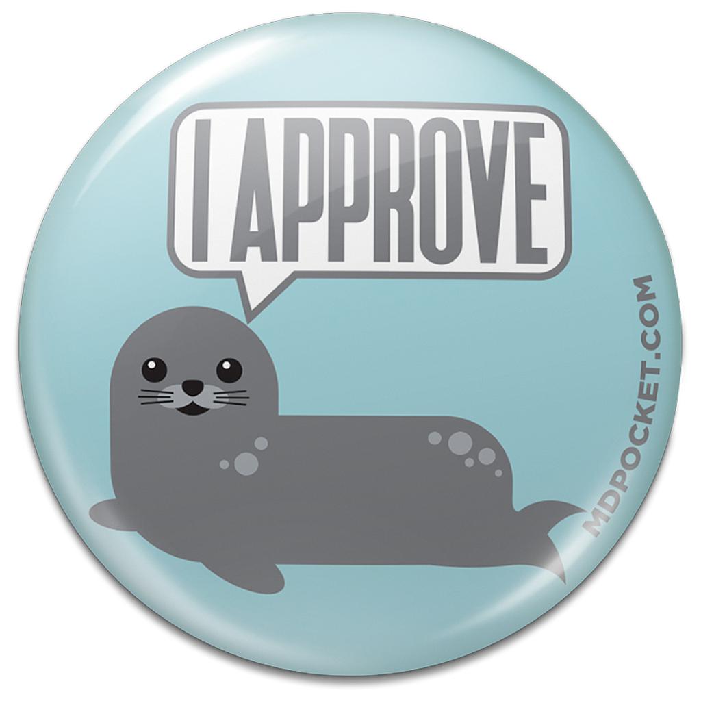 Seal of Approval Button