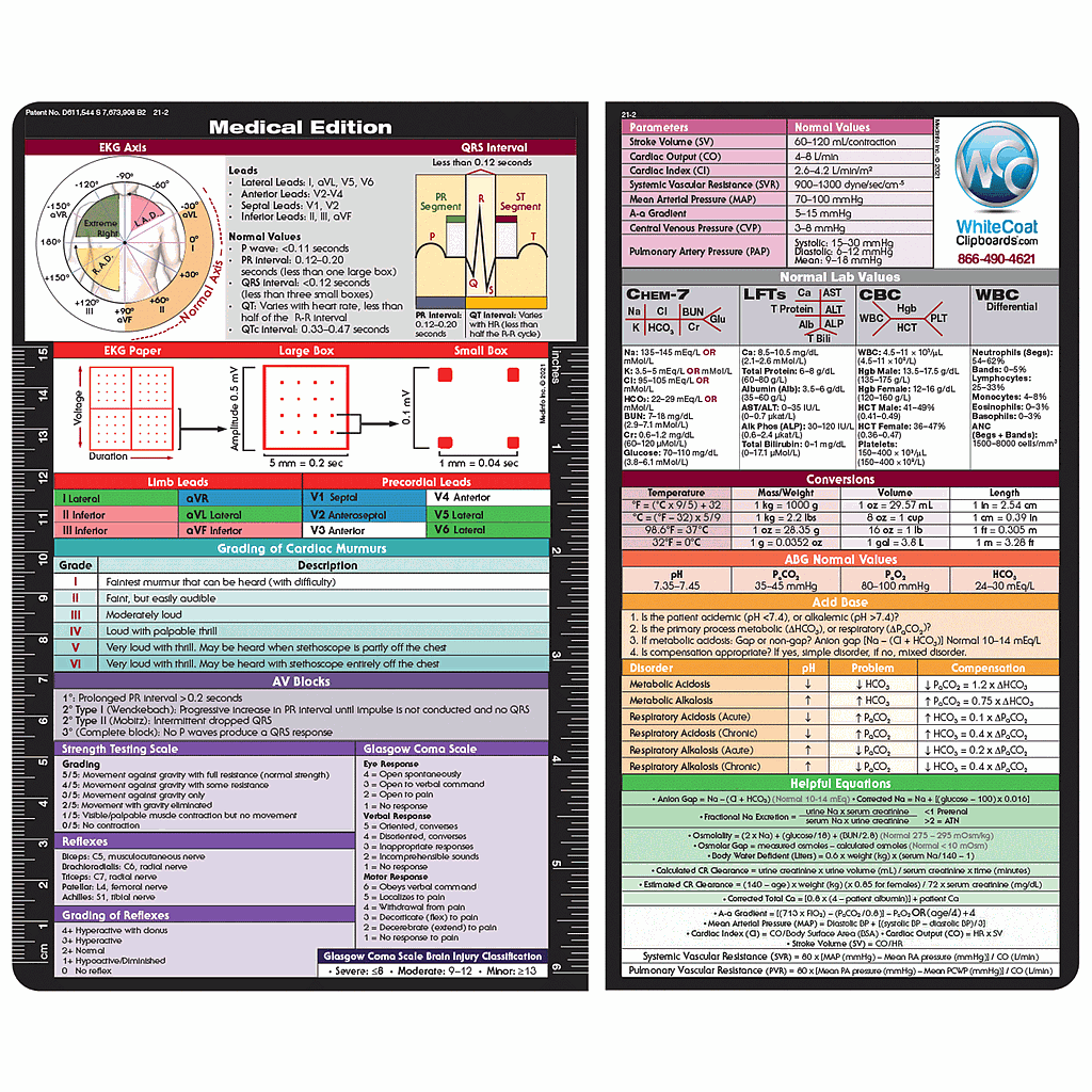 WhiteCoat Clipboard Medical Label