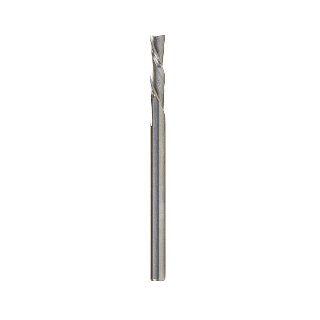 CNC Drill Bit - 1/8 D x 1/2 CH x 1/8 SHK x 2 Inch Long 2 Flute Down-Cut