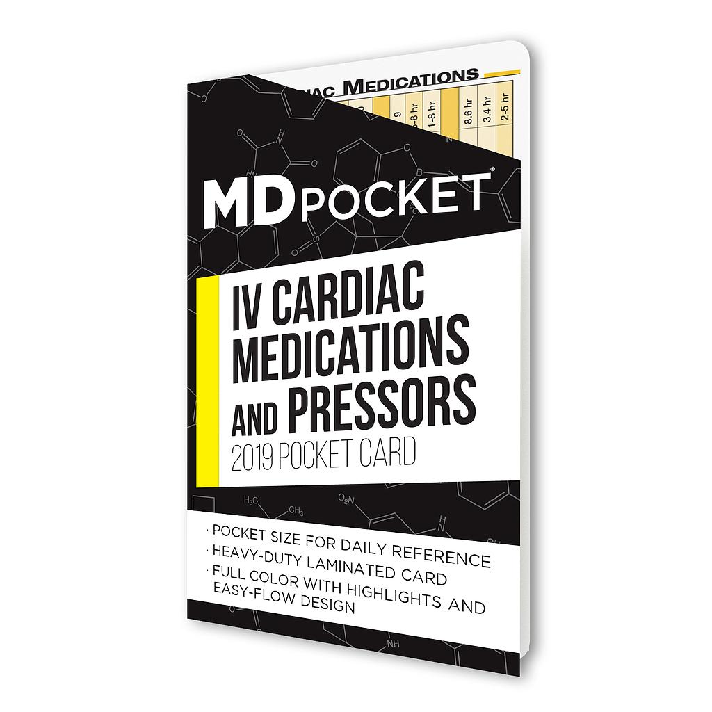 Cardiac Medications and Pressors Card