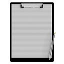 Letter Size 8.5 x 11 Aluminum Clipboard