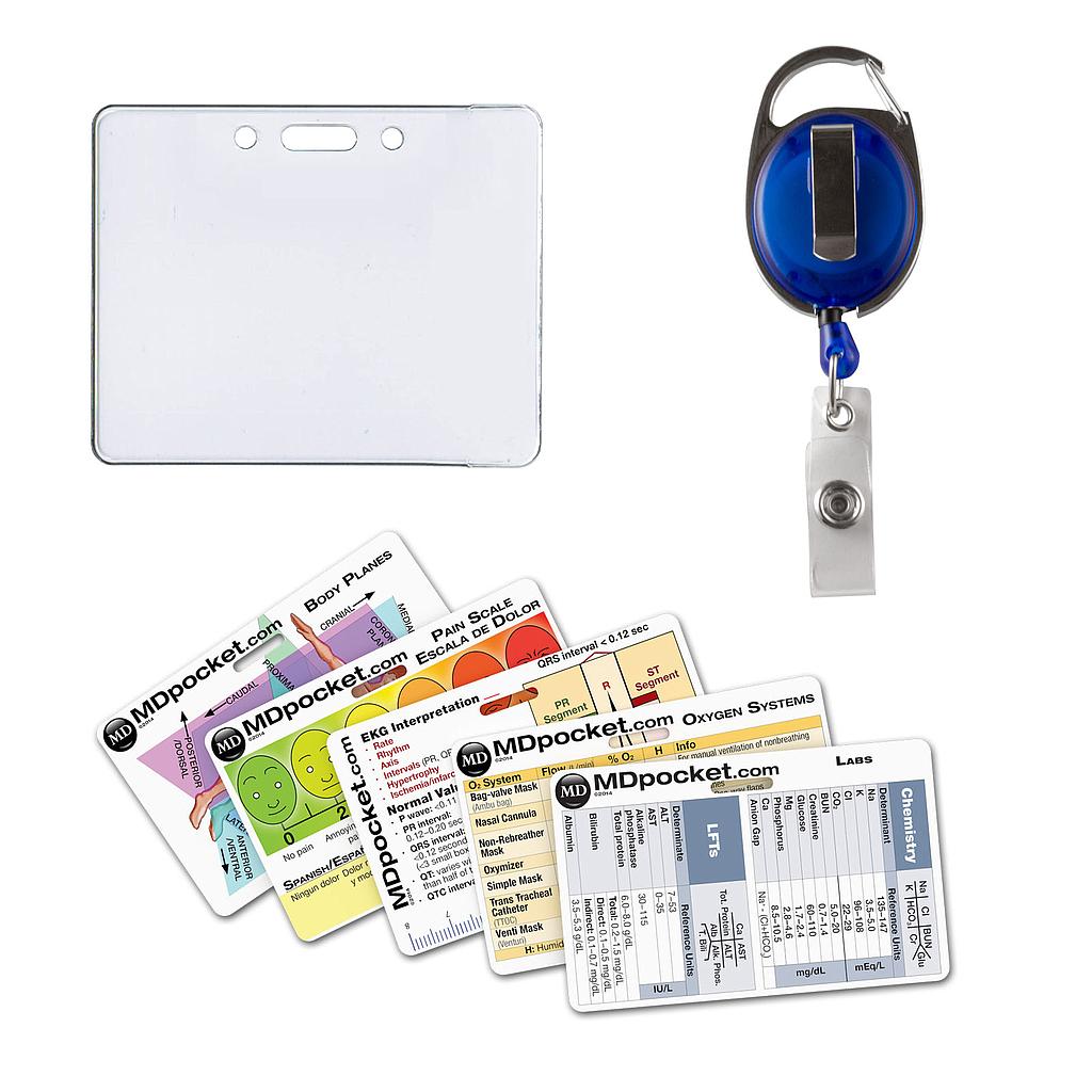 Rapid ID Badge Reel Nurse Pack MedInfo