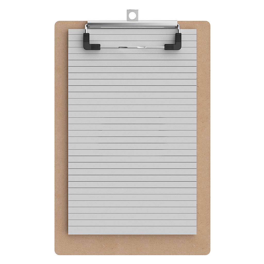 Fiberboard Memo Sized Clipboard MedInfo