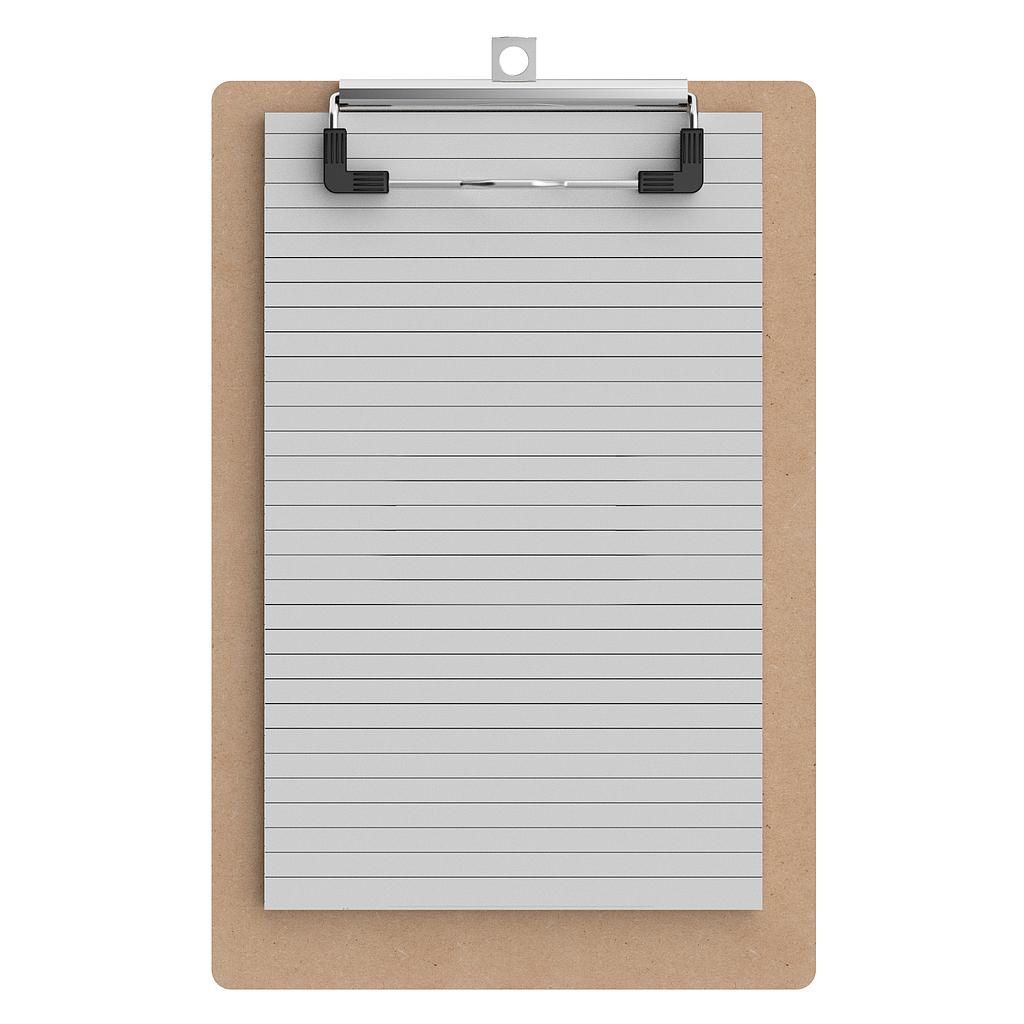 Fiberboard Memo Sized Clipboard