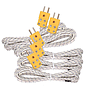 5pcs 3M K Type Mini-Connector Thermocouple Temperature Probe Sensor Measure Range -50~700°C