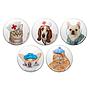Cats & Dogs Button Pack