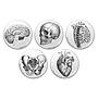 Vintage Anatomy Button Pack