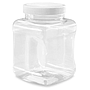 Plastic Grip Jars - 16 oz (POWDER)
